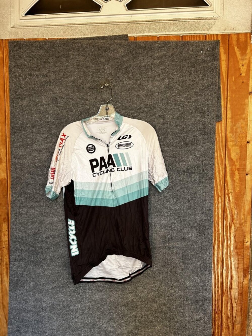 Louis Garneau Cycling Jersey Mens Large Multicolor Pasadena Full Zip Bike PAA